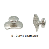BOTTONI LINGUALI CURVI - 20pz