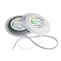 CATENELLE ELASTICHE ECLIPSE TRASPARENTI .026" SHORT- 4,57mt